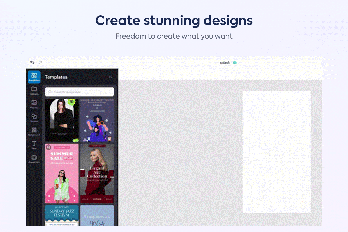 Design page