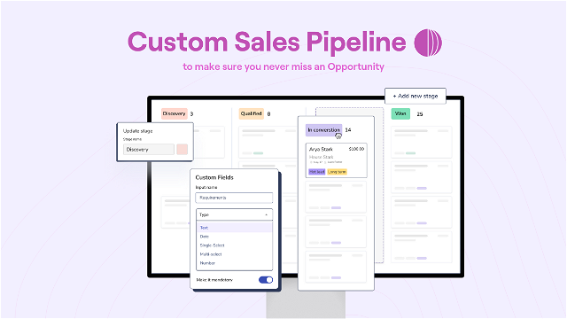 Custom sales pipeline